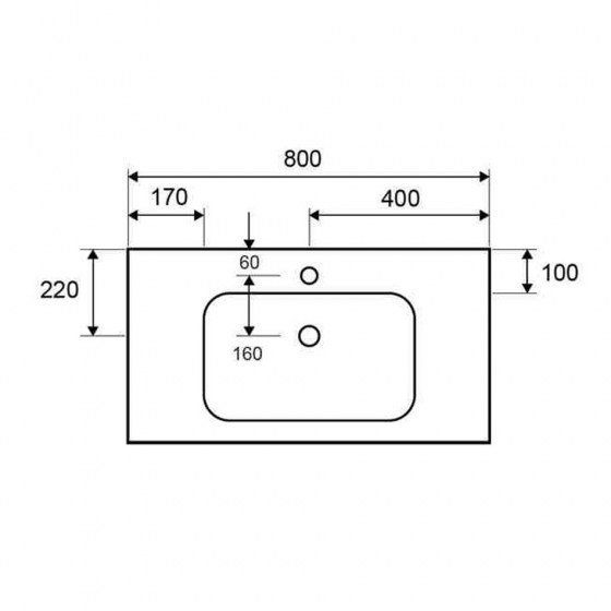 KARAG ELOISE 80 80X46